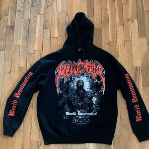Kill Crew Black Hoodie with Red Graphic